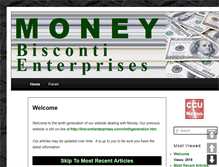 Tablet Screenshot of biscontienterprises.com